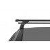 Багажник на крышу 2 LUX (Прямоугольные дуги Сталь) 120 см для Cherryexeed TXL 2020-... г.в. с интегр. рейл. Фото