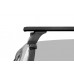 Багажник на крышу 3 LUX с дугами 1,3м аэро-трэвэл (82мм) черными для Nissan Elgrand (E52) минивен 2000-… Фото