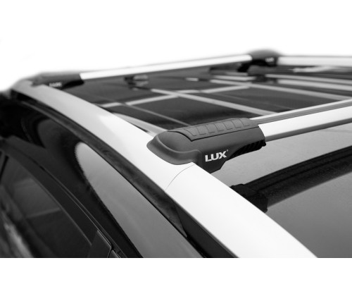 Багажник на рейлинги LUX ХАНТЕР для Renault Duster 2015-2020 г.в. (арт. 793518) Серебристый Фото