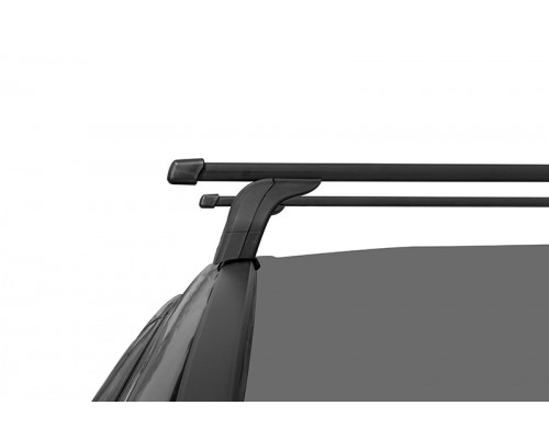 Багажник на крышу LUX (Прямоугольные дуги Сталь) 120 см для Suzuki Grand Vitara III 2005-2014 г.в. Фото