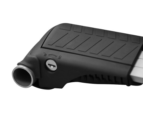 Багажник на рейлинги LUX ХАНТЕР для Renault Duster 2015-2020 г.в. (арт. 793518) Серебристый Фото