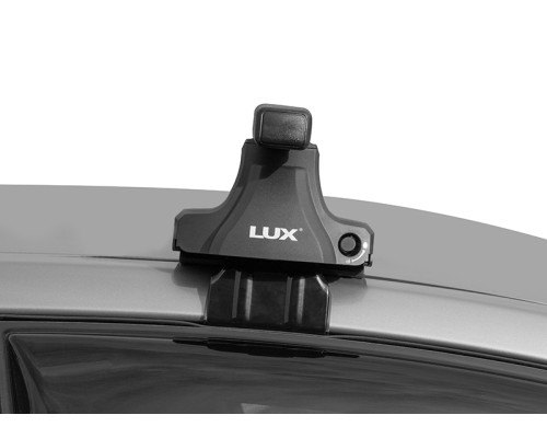 Багажник на крышу D-LUX 2 (Прямоугольные дуги Сталь) 130 см Фото