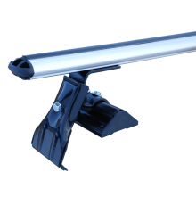 Багажник Муравей Д-1 универсальный на иномарки (Аэродинамические дуги) 140 см