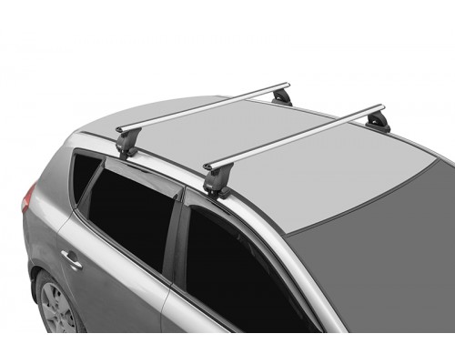 Багажник на крышу 3 LUX (Аэродинамические дуги) 140 см для Toyota Alphard II минивен 2008-2014…г.в. Фото