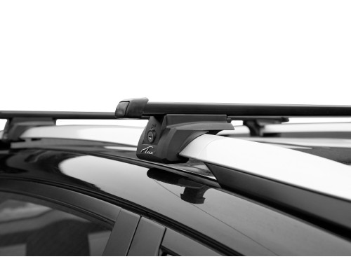 Багажник на крышу LUX ЭЛЕГАНТ (Прямоугольные дуги Сталь) 110 см для с рейлингами Фото