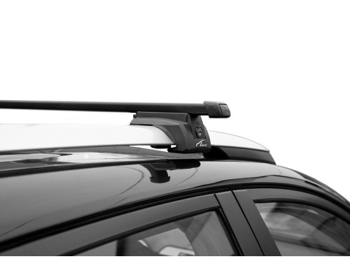 Багажник на крышу LUX ЭЛЕГАНТ (Прямоугольные дуги Сталь) 110 см для с рейлингами Фото