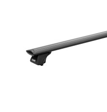 Багажник на крышу LUX КЛАССИК (Крыловидные дуги) 110 см черными для с рейлингами