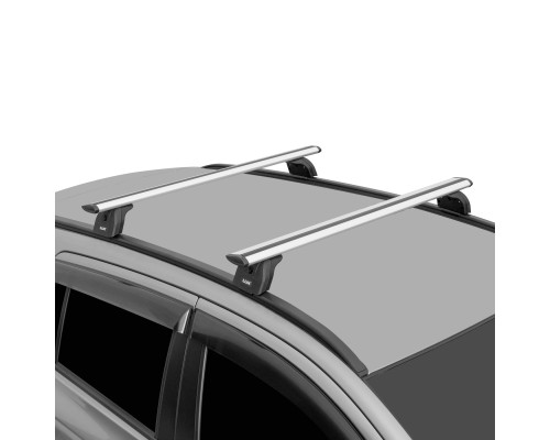 Багажник на крышу LUX с дугами 1,2м аэро-трэвэл (82мм) для Volvo XC60 2008-... г.в. с интегр. рейл. Фото