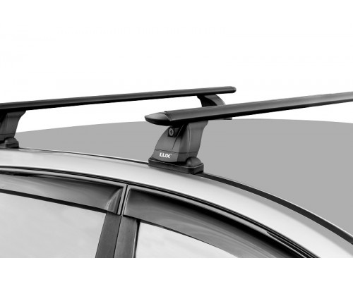 Багажник на крышу 3 LUX с дугами 1,2м аэро-трэвэл черными (82мм) для Mercedes-Benz B-classe W246 2011-... г.в. (ШМ988-T) Фото