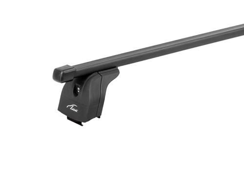 Багажник на крышу LUX (Прямоугольные дуги Сталь) 120 см для Subaru Forester II 2002-2008 г.в. с интегр. рейл. Фото