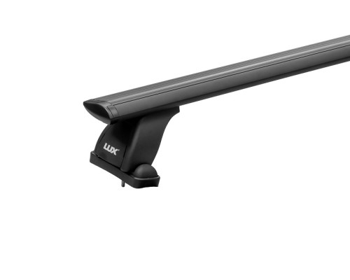 Багажник на крышу LUX с дугами 1,3м аэро-трэвэл (82мм) черными для Peugeot 3008 SUV 2009-... г.в. Фото