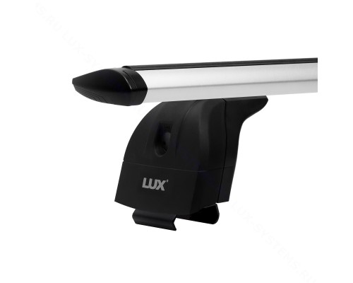 Багажник на крышу 2 LUX (Крыловидные дуги) 110 см для Cherry Tiggo 8 pro с интегр. рейл. Фото