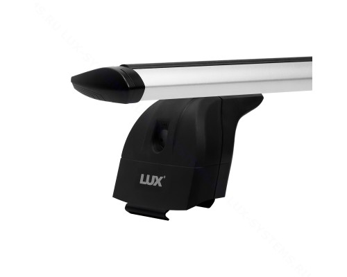 Багажник на крышу LUX с дугами 1,2м аэро-трэвэл (82мм) для Volvo XC60 2008-... г.в. с интегр. рейл. Фото