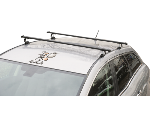 Багажник Муравей С-15 универсальный в штатное место на иномарки (Прямоугольные дуги Сталь) 130 см (арт. 694210) Фото