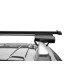Багажник на крышу LUX БЭЛТ (Прямоугольные дуги Сталь) 130 см а/м с рейлингами Фото