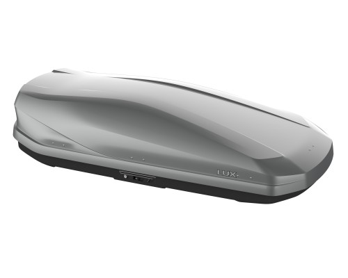 Бокс на крышу LUX IRBIS 175 серый глянцевый 450L (Двухстороннее открытие) (1750х850х400) (арт. 791026)