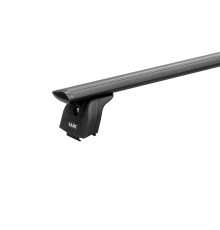 Багажник на крышу 2 "LUX" (Крыловидные дуги) 110 см черными для Cherry Tiggo 7 pro с интегр. рейл.