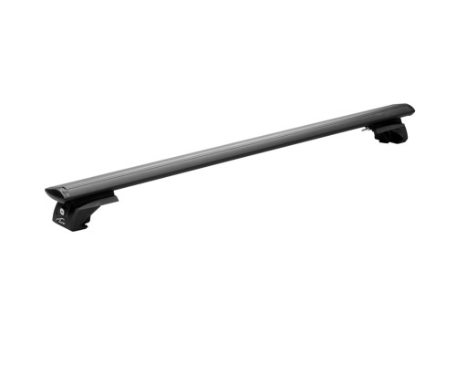 Багажник на крышу LUX ЭЛЕГАНТ с дугами 1,3м аэро-трэвэл (82мм) черными для с рейлингами Фото