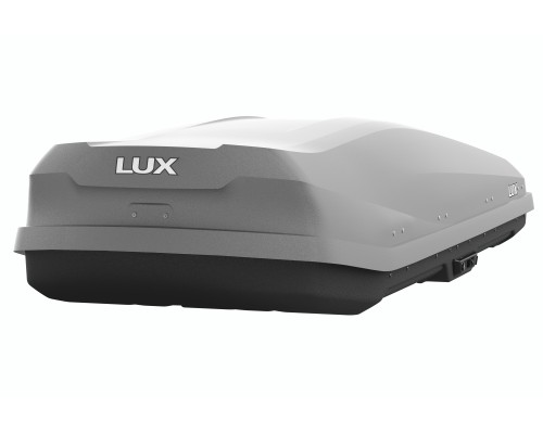 Бокс на крышу LUX IRBIS 206 серый матовый 470L (Двухстороннее открытие) (2060х750х360) (арт. 793464)