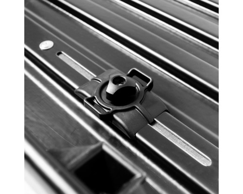 Бокс на крышу LUX IRBIS 206 серый глянцевый 470L (Двухстороннее открытие) (2060х750х360) (арт. 794218)