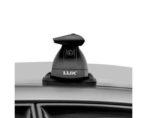 Багажник на крышу 3 LUX с дугами 1,2м аэро-трэвэл черными (82мм) для Suzuki Liana со штатными местами -... г.в. без рейлингов на крыше Фото