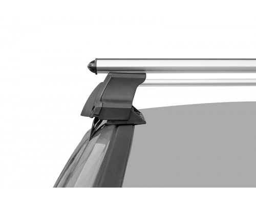 Багажник на крышу D-LUX 1 для Chery Bonus (2011-2014) седан (Аэродинамические дуги) 120см Фото