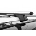 Багажник на рейлинги LUX Классик для Kia Ceed (2006-2012) универсал / Киа Сиид (Аэродинамические дуги) 120 см Фото