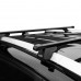 Багажник на рейлинги с просветом Lux для Ravon R2 (2016-2022) хэтчбек (Прямоугольные дуги Сталь) 1,2м Фото
