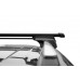 Багажник на рейлинги с просветом Lux для Kia Sportage (2004-2010) (Прямоугольные дуги Сталь) 1,2м Фото
