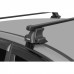 Багажник на крышу D-LUX 2 для Kia Rio 2 поколение (2005-2011) хэтчбек (Прямоугольные дуги Сталь) Фото