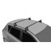 Багажник на крышу D-LUX 2 для Chevrolet Spark 3 поколение (2009-2022) хэтчбек (Прямоугольные дуги Сталь) Фото