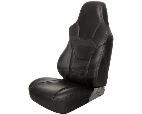 Универсальные чехлы из экокожи R.SPORT S; Черный; / Комплект на весь салон Фото