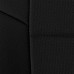 Чехлы на сиденья из экокожи Орегон для Шкода Рапид (2012-2020) Раздельная зад. спинка) (Черные) Фото