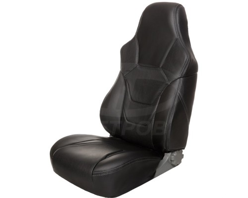 Чехлы на сиденья из экокожи R.SPORT для Хендай Солярис 2 / Hyundai Solsris II (2017-2023); Черный Фото