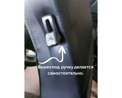 Чехлы для Нива 2121 (1977-2018) Экокожа+Жаккард Черный Фото