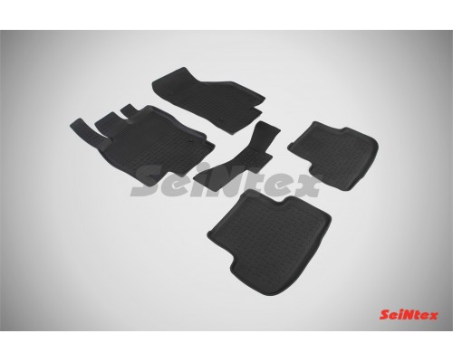 Резиновые коврики с высоким бортом для Seat Leon III 2013-н.в. Фото