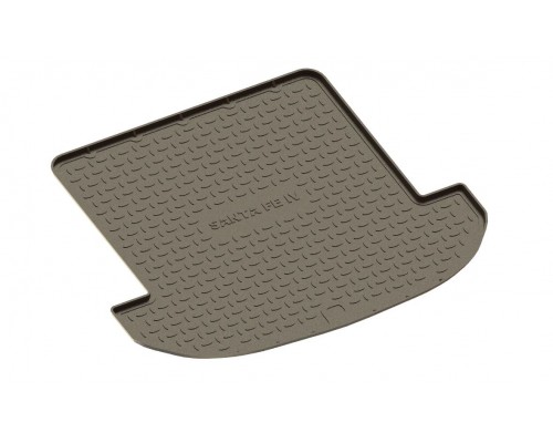 Полиуретановый коврик в багажник для Hyundai Santa Fe IV (7 мест) 2018-н.в. Фото