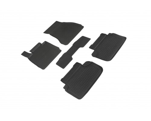 Резиновые коврики с высоким бортом для BMW 5 Ser G-30 Xdrive 2016-н.в. Фото