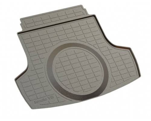 Полиуретановый коврик в багажник для Hyundai Sonata VIII (DN8) 2019-н.в. Фото