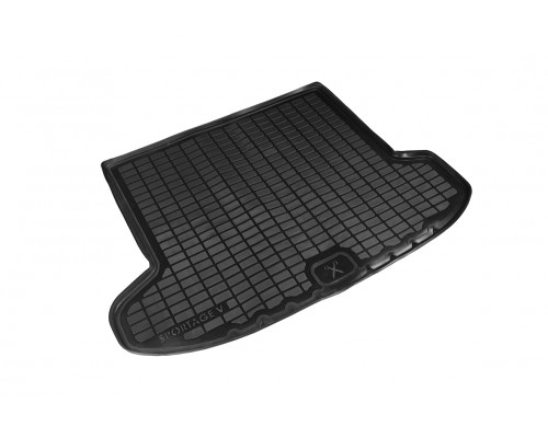 Полиуретановый коврик в багажник для KIA Sportage V (с сабвуфером) 2021-н.в. Фото