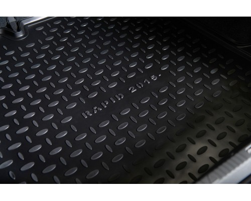 Полиуретановый коврик в багажник для Skoda Rapid II 2020-н.в. Фото