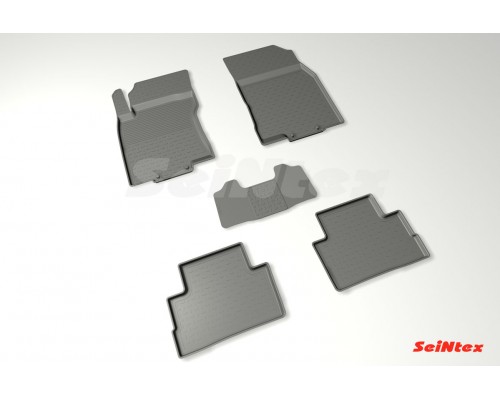 Резиновые коврики с высоким бортом для Nissan Qashqai II (Российская сборка) 2016-н.в. Фото