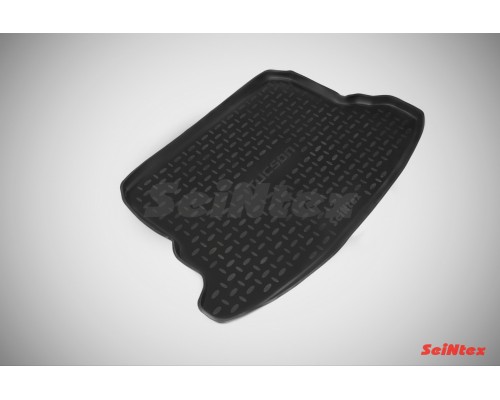 Полиуретановый коврик в багажник для Hyundai Tucson 2004-2010 Фото