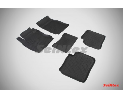 Резиновые коврики с высоким бортом для Nissan Note 2005-2014 Фото