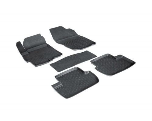 Резиновые коврики с высоким бортом для Mitsubishi Lancer X 2007-2017 Фото