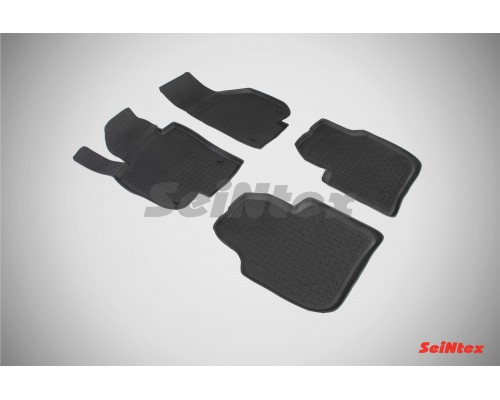 Резиновые коврики с высоким бортом для Skoda Superb II 2008-2015 Фото