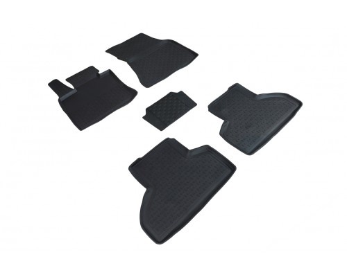 Резиновые коврики с высоким бортом для BMW X6 F-16 2014-2020 н.в. Фото