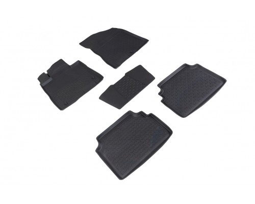 Резиновые коврики с высоким бортом для Hyundai Sonata VIII (DN8) 2019-н.в. Фото