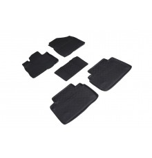 Резиновые коврики с высоким бортом для Hyundai Tucson IV (дл. база) 2021-н.в.