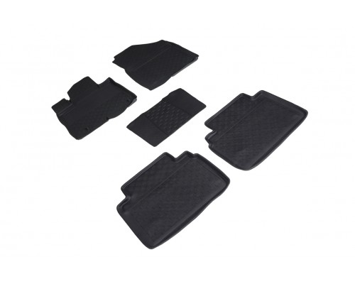 Резиновые коврики с высоким бортом для Hyundai Tucson IV (дл. база) 2021-н.в. Фото